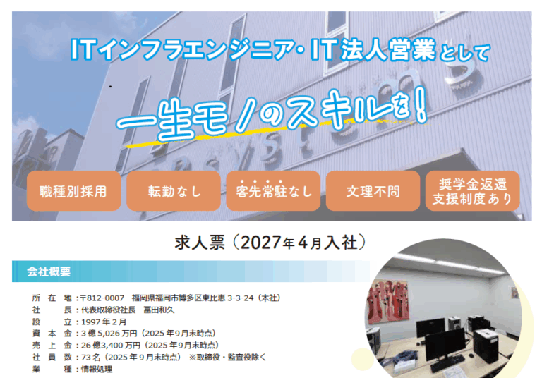 マイナビ2027がオープンしました!